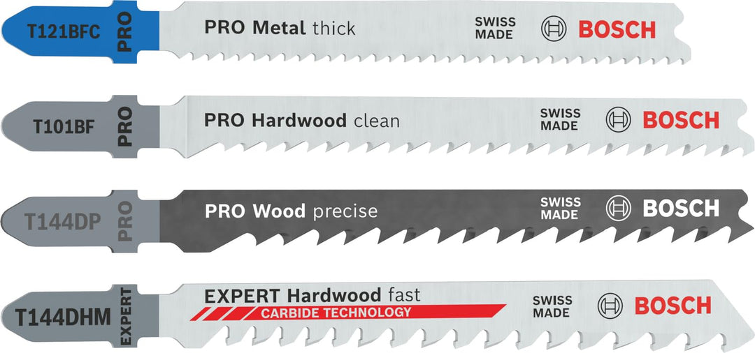 Bosch 15-tlg. Stichsägeblatt Set (für Holz, Zubehör für Stichsägen), für Holz