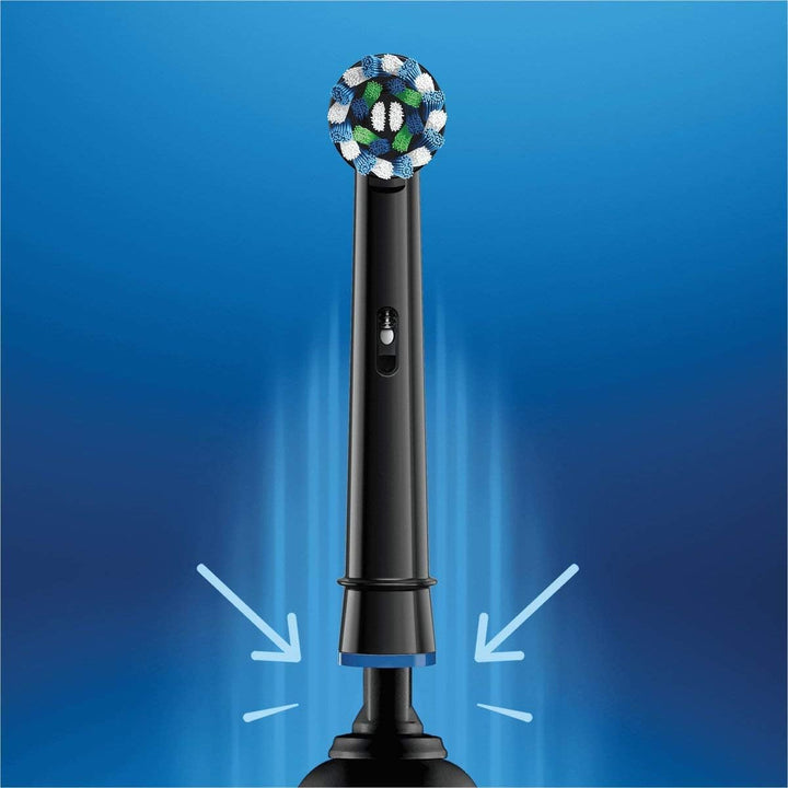 Oral-B CrossAction Bürsten, Schwarz, 4 Stück Schwarz 4 stück (1er Pack) Oral-B CrossAction Bürsten,