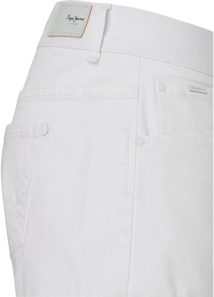 Pepe Jeans Damen Cargos Siouxie 26W Weiss (Denim-ta8), 26W Weiss (Denim-ta8)