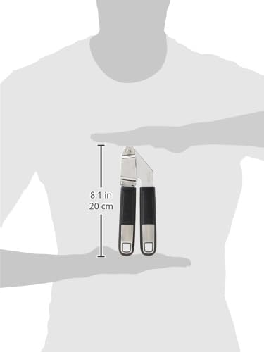 Fackelmann Knoblauchpresse 18 cm SENSE, Küchenhelfer mit Funktionsteil aus rostfreiem Edelstahl, Kno