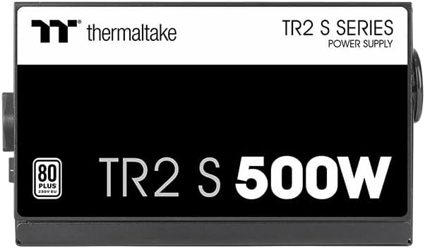 Thermaltake TR2 S 500W | PC-ATX-Netzteil | 80-Plus | leiser 120 Lüfter | EU zertifiziert | schwarz,
