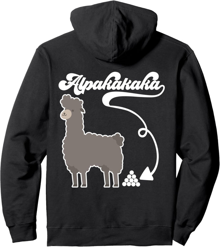 Lustige Alpaka Designs Pullover Hoodie