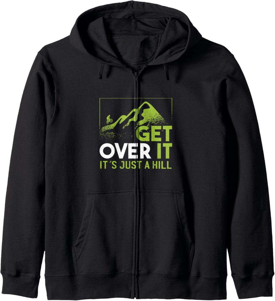 Get over it Mountainbiker Design für Biker Kapuzenjacke