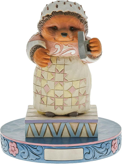 Enesco Jim Shore Beatrix Potter Mrs Tiggy-Winkle Figurine Lily White and Clean, 6008746, Mehrfarbig,