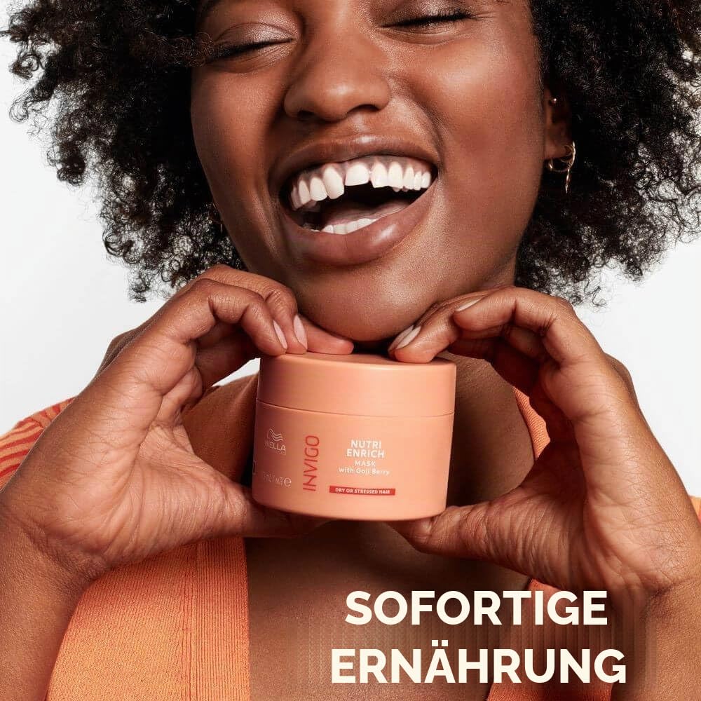 Wella Professionals Invigo Nutri Enrich Deep Nourishing Mask – tiefenwirksame Haarmaske mit Vitamin