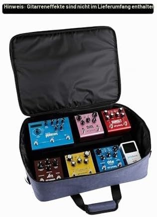 Ghost Fire SPL-03 Gitarren-Pedalboard, Aluminiumlegierung, 600 g, superleicht, 42 x 30 cm, mit Trage