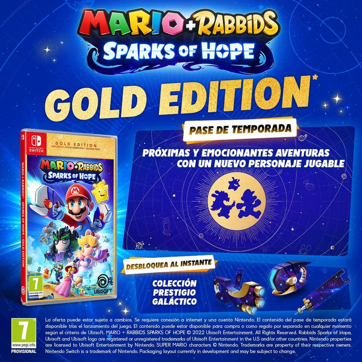 Ubisoft Mario + Rabbids: Sparks of Hope für Switch (Gold Edition) (Deutsche Verpackung) - Nintendo S