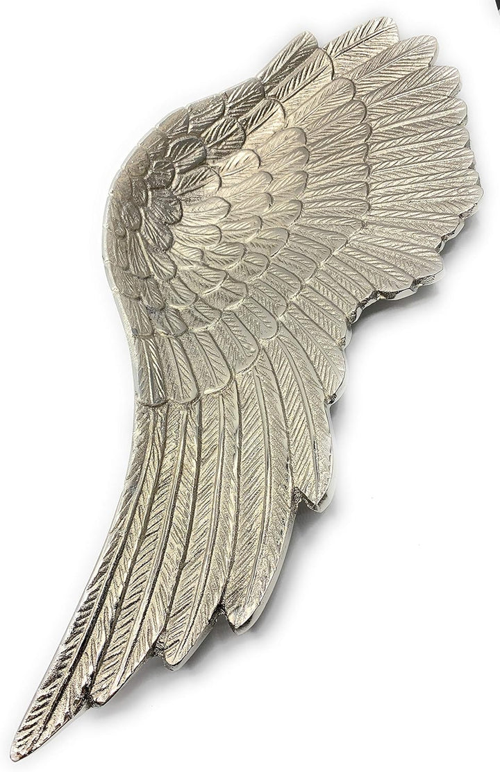 Flügel Schale Silber ca 53cm 1 Stück Alu Silber Trend im Stil