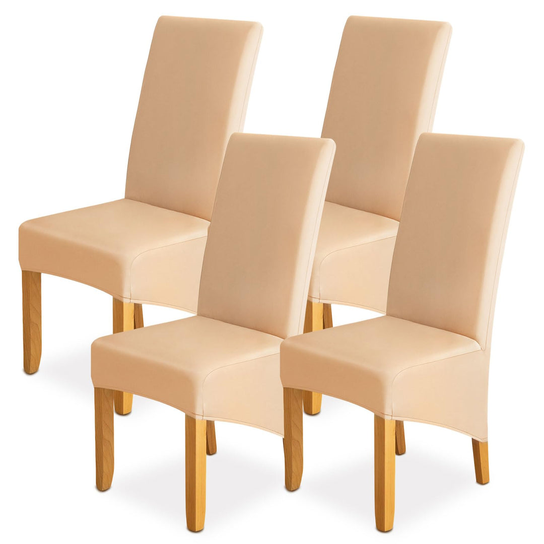 Stuhlhussen 4er Set Stuhlüberzug Elastizität Spandex Universal-Hussen für Stühle Moderne und Elegant