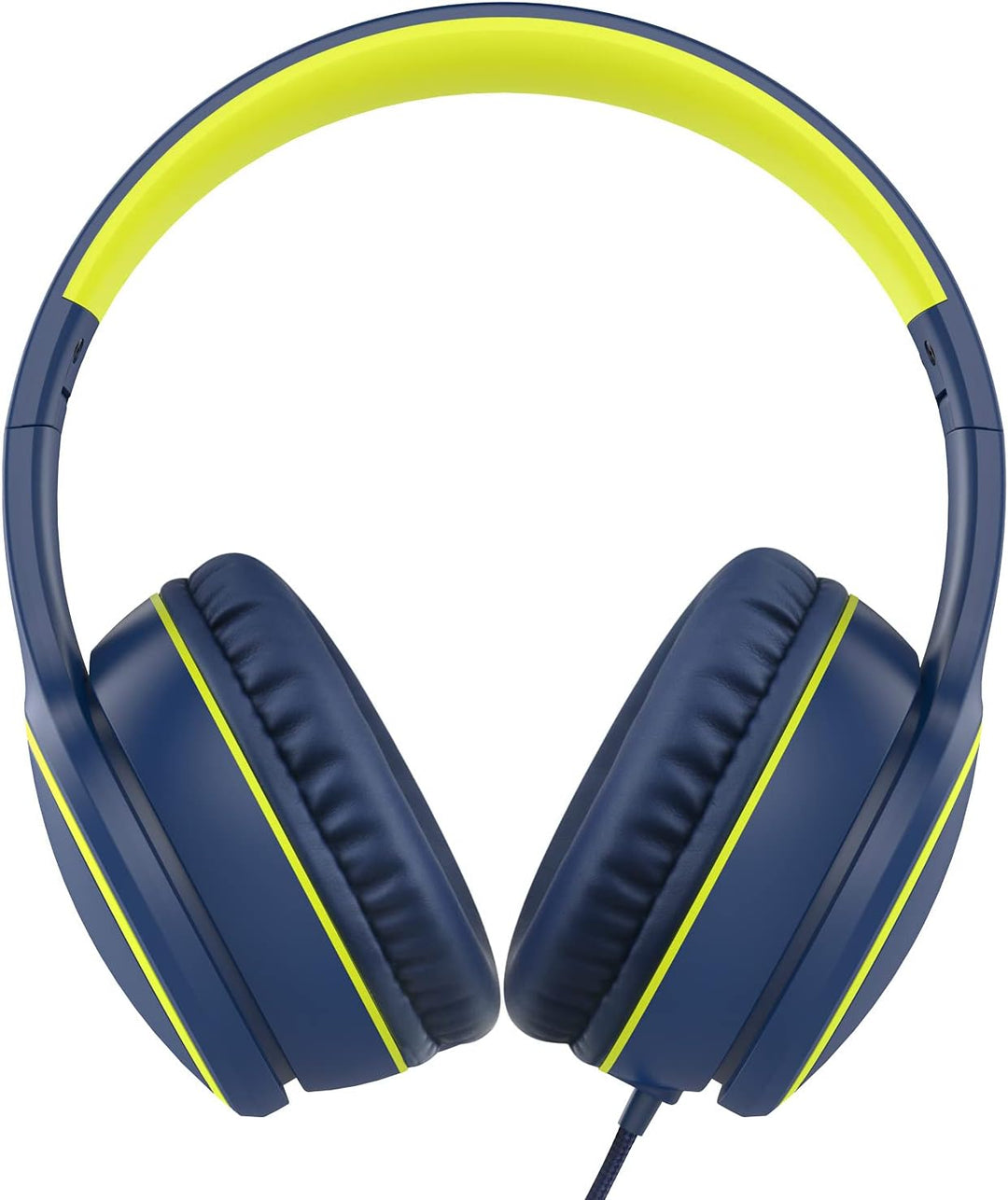 RORSOU R10 Over-Ear Kopfhörer mit Mikrofon, Leichtgewichtige klappbare Stereo-Bass-Headset mit 1,5 m