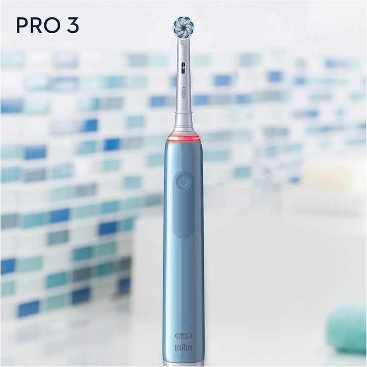 Oral-B PRO 3 3000 Sensitive Clean Elektrische Zahnbürste/Electric Toothbrush, mit 3 Putzmodi inkl. S