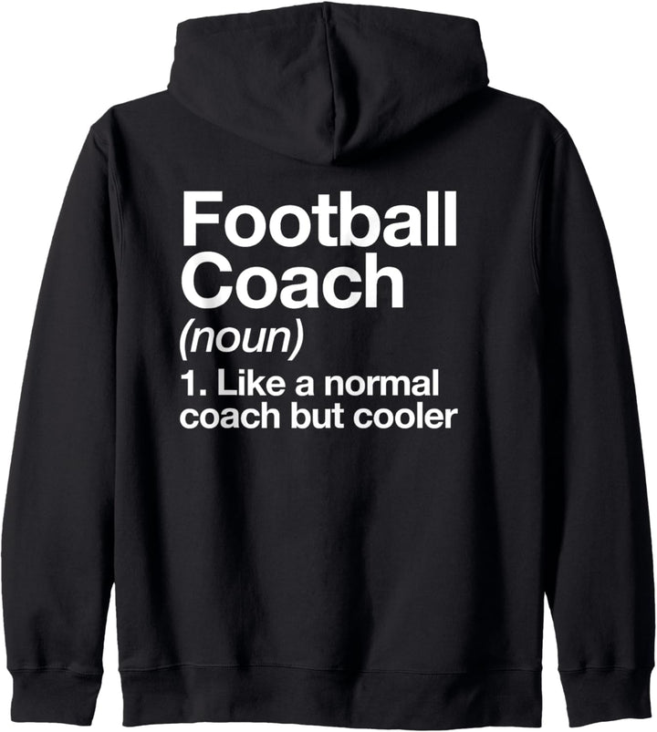 Fussballtrainer Definition Coach Lustige Sports Trainer Kapuzenjacke