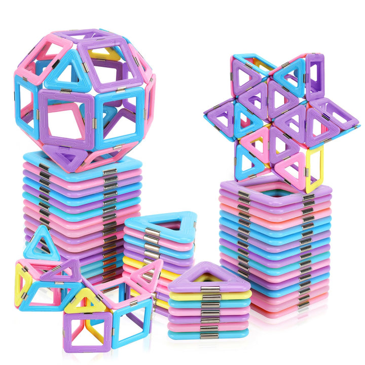 Magnetische Bausteine Spielzeug, Magnetspielzeug Magnete für Kinder, Weihnachten Geburtstag Magnetba