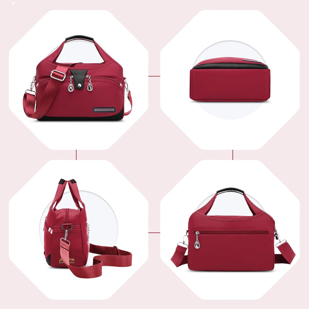 DORRISO Damen Umhängetasche Handtasche Mode Schultertasche Casual Umhängetaschen Reise Arbeit Lässig