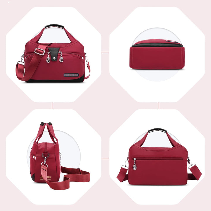 DORRISO Damen Umhängetasche Handtasche Mode Schultertasche Casual Umhängetaschen Reise Arbeit Lässig