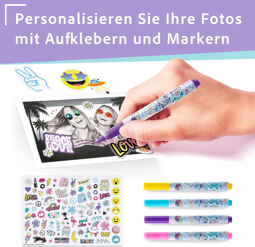 Canal Toys CLK 001 Instant-Druck Creator-Foto, Selfie und Video-Thermopapier für 250 Fotos-LCD-Displ