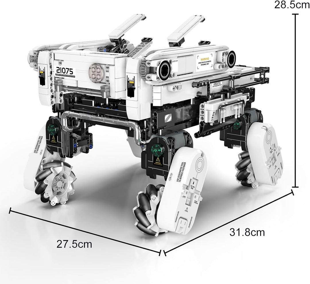 Mould King 21075 Roboter Kinder Programmierbar and Ferngesteuerter, APP und Fernbedienung Technik Ro