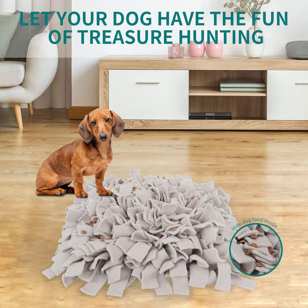 IEUUMLER Schnüffelteppich Hund Riechen Trainieren Schnüffeldecke Futtermatte Trainingsmatte für Haus