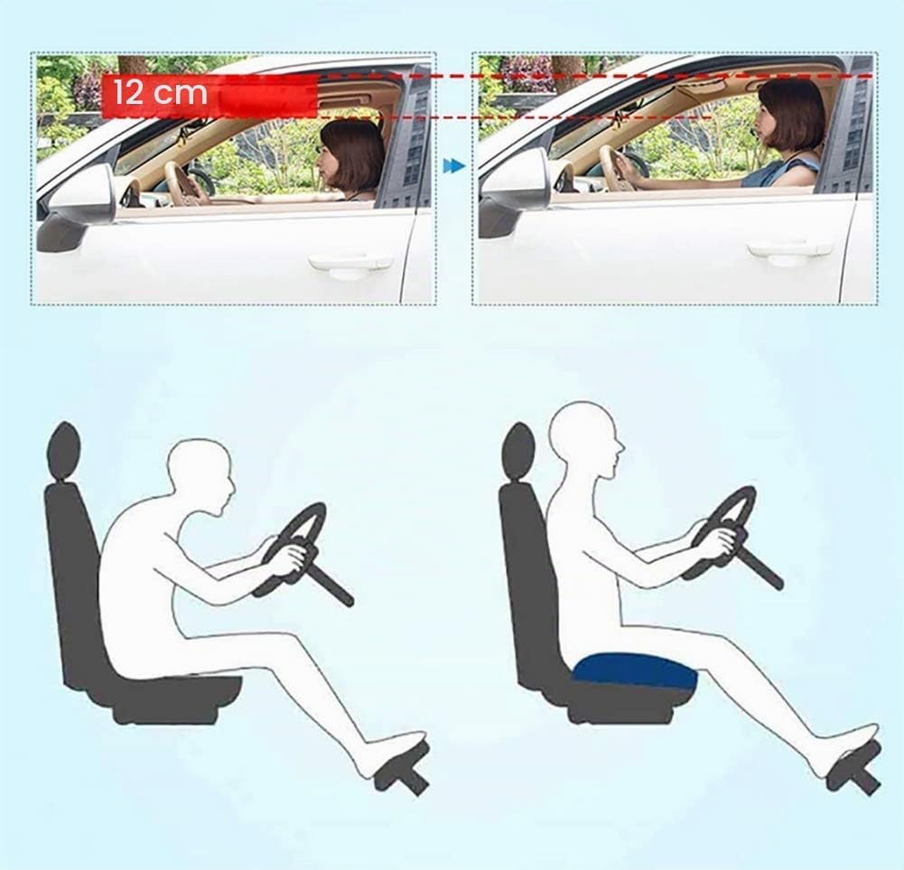 Auto-Sitzerhöhung, Sitzerhöhung für Erwachsene, Autositzerhöhung für Erleichterung und Komfort, mit