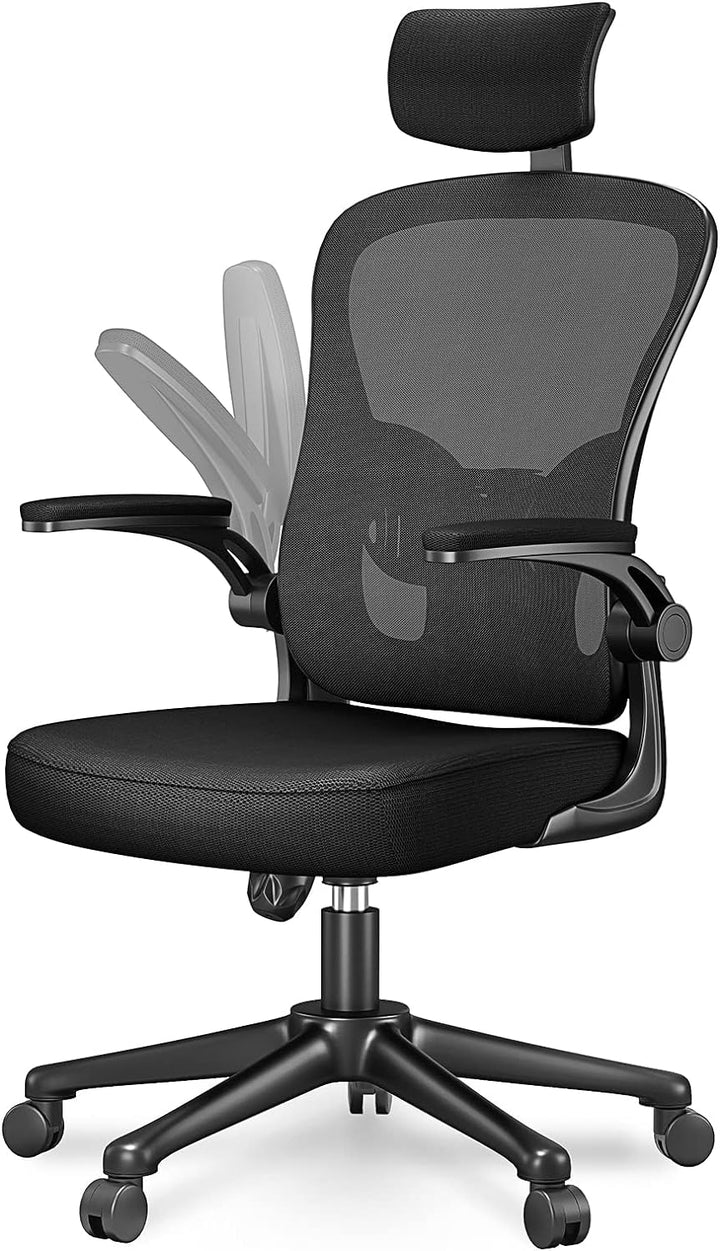 naspaluro Ergonomischer Bürostuhl mit Atmungsaktiver Netzbespannung, Schreibtischstuhl mit Verstellb