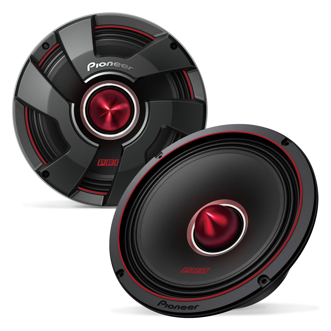 Pioneer TS-M801PRO P.R.O. Serie, 8 Zoll, 700 W maximale Leistung, Mischpulp-Kegel, hocheffizienter M