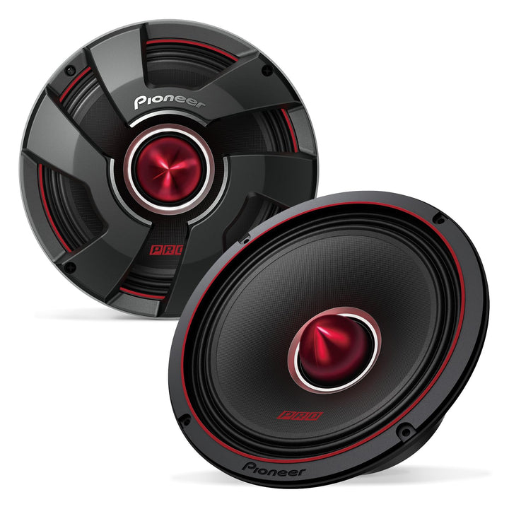 Pioneer TS-M801PRO P.R.O. Serie, 8 Zoll, 700 W maximale Leistung, Mischpulp-Kegel, hocheffizienter M