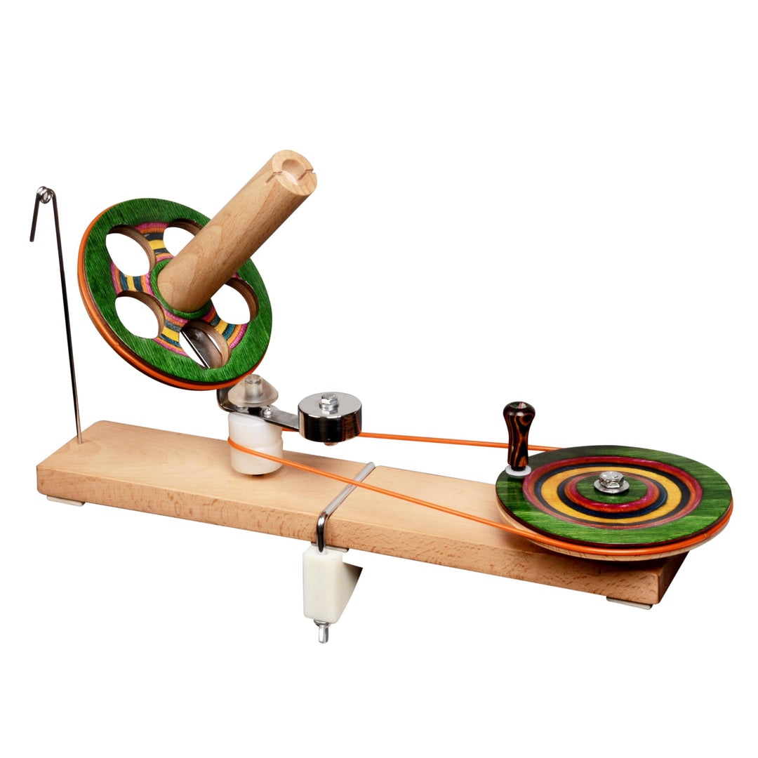 KnitPro K35002 Winding & Dispensing Accessoires Signature Ball Winder, holz, Mehrfarbig, 30 x 35 x 3