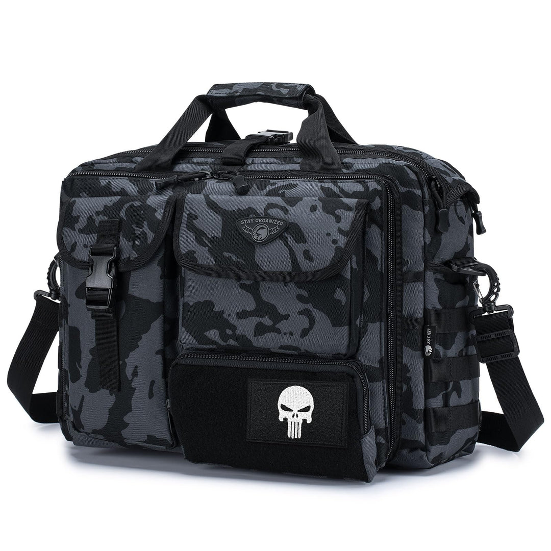 BAGZY Arbeitstasche Herren Multifunktional Taktische Tasche Range Bag Laptoptasche 14/15,6/17 Zoll A