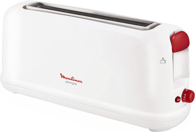 Moulinex Principio LS160111 Toaster mit langem Schlitz, 25 cm, Krümelauffangschale mit 7 Röststufen,