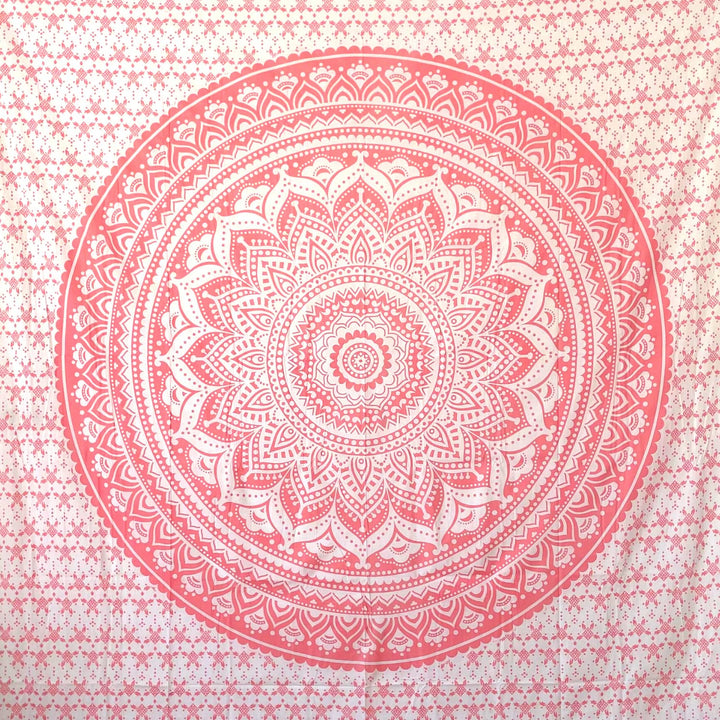 MOMOMUS Pareo oder Strandtuch XXL, Sandabweisend, mit Mandala-Motiv - Grosses Stranddecke Sandfrei S