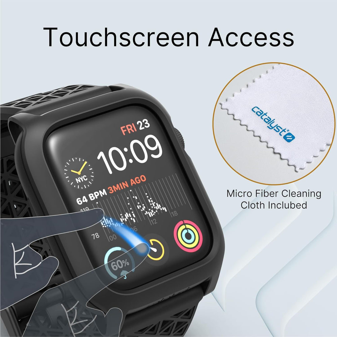 Catalyst Gehäuse für Apple Watch Serie SE 2022, Series 6, 5, und Serie 4, 44 mm, Schnallenverschluss