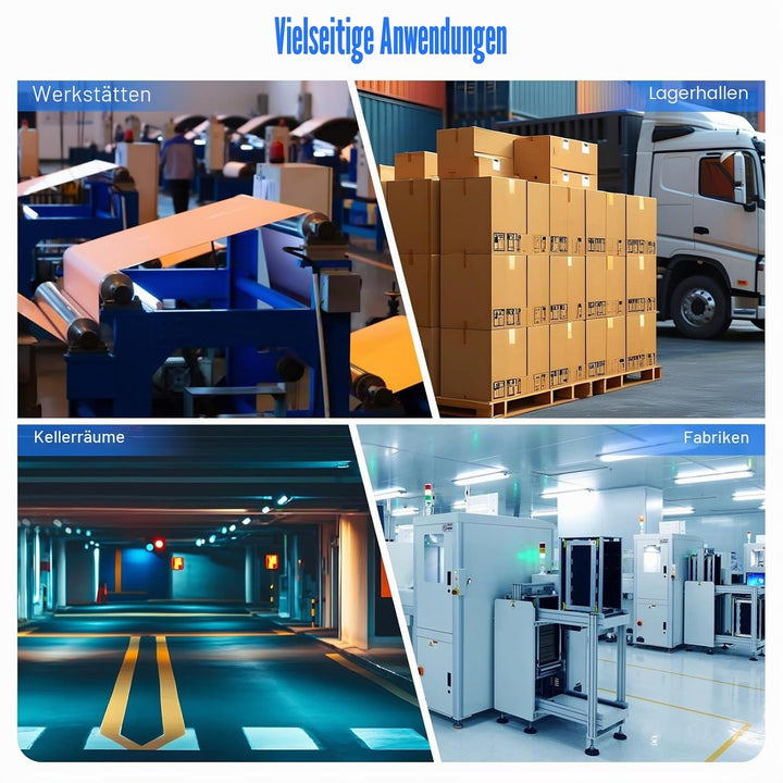MINRS 300mm Abluftventilator, Badlüfter 2677m³/h Abluftventilator Industrie Wandventilator Auspuffve
