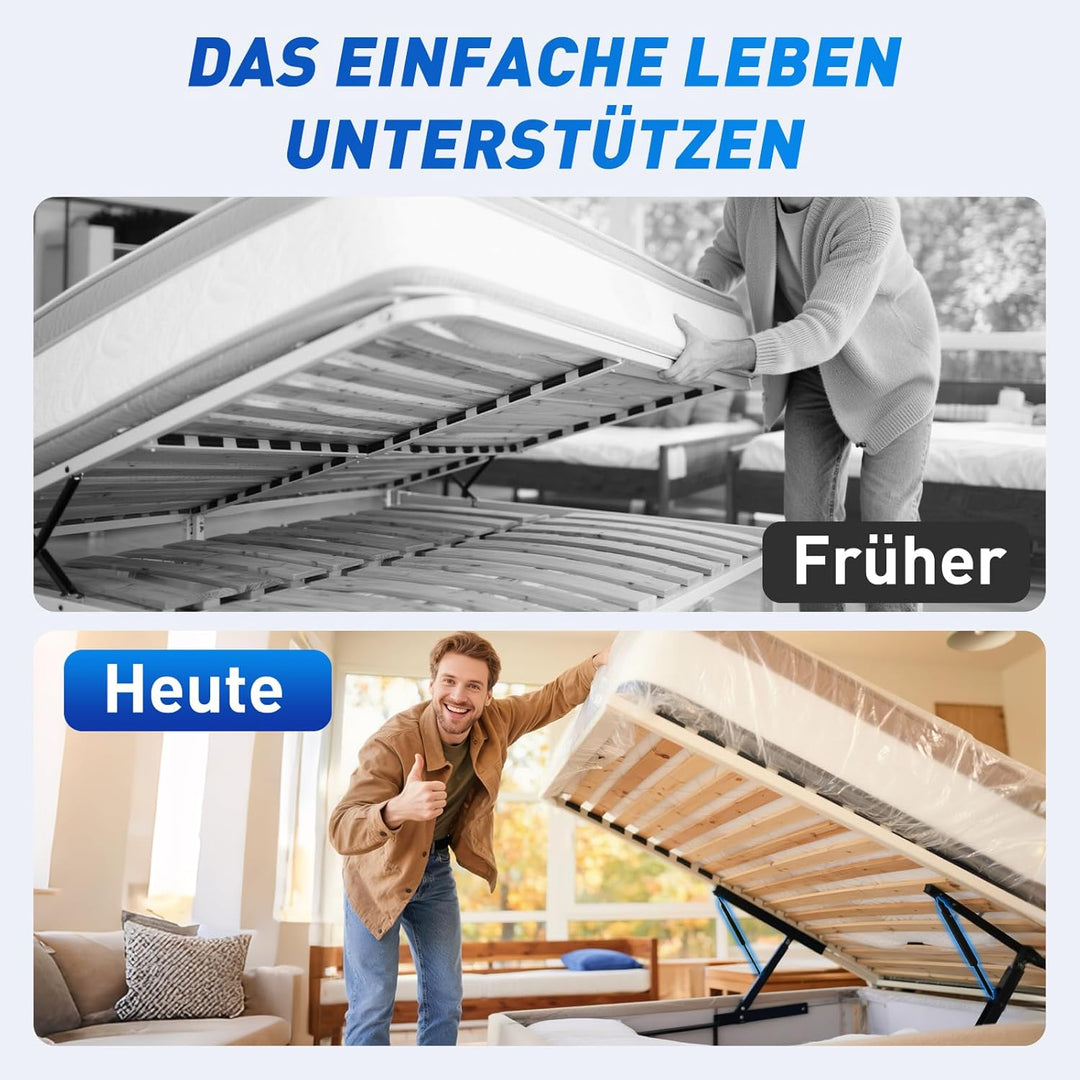 ARANA 500MM 700N Gasdruckfeder, 50cm 70KG Gasfeder Gasdruckdämpfer Ersatz Hydraulisch Halterung Für