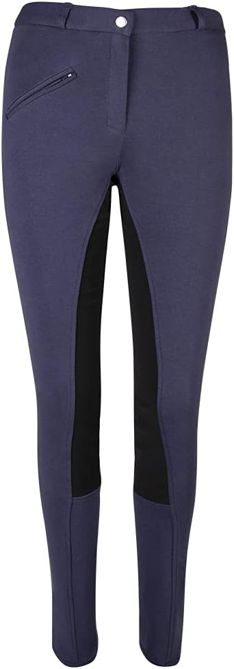 Pfiff 101197 Damen Reithose Vollbesatz Vollbesatzreithose 9 Farben alle Grössen 36 Blau / Schwarz, 3