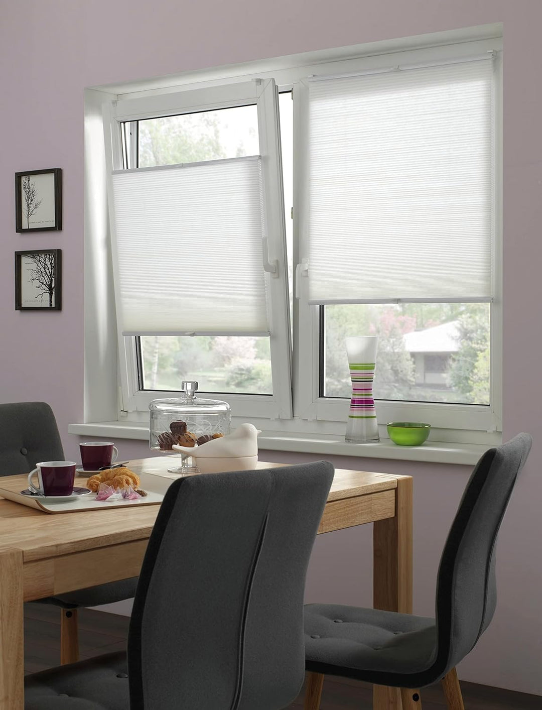 GARDINIA Wabenplissee Concept Tageslicht, Blickdichtes Faltrollo, Alle Montage-Teile inklusive, EASY