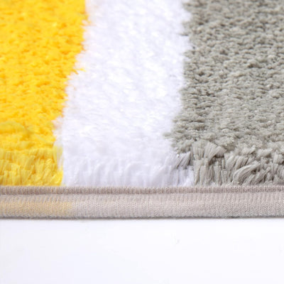 MIULEE Badematte Badteppich Duschmatte Non Slip Badvorleger Fussmatte Dekorativ Badzimmermatte Flaus