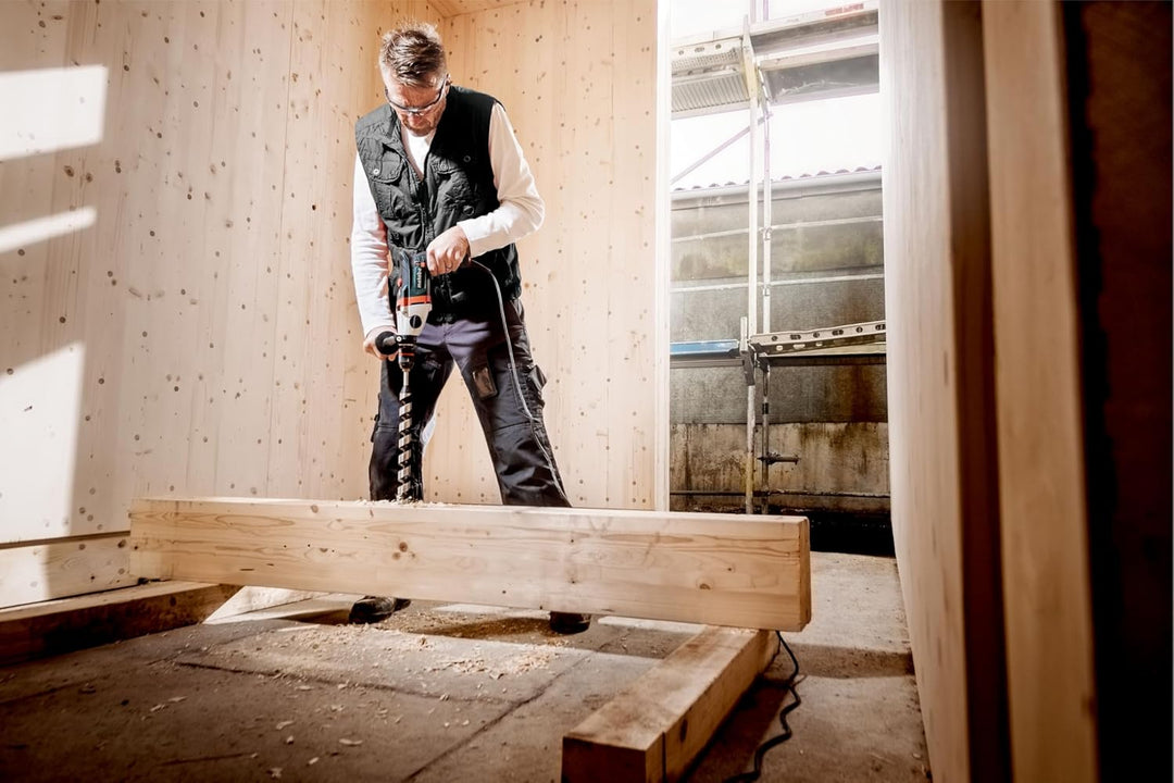 metabo Bohrmaschine BEV 1300-2, 1300W 2-Gang Bohrer für Holz &amp; Stahl | Netzbetriebene Schlagbohrmasc