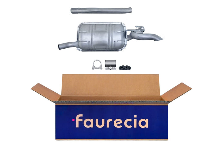 HELLA 8LD 366 028-971 Endschalldämpfer - Easy2Fit Kit - hinten - zweiteilig - Set mit Anbauteilen
