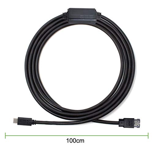 cablecc USB-C auf Power Over eSATA DC5V Adapter USB 3.0 auf HDD/SSD/ODD eSATAp Konverterkabel, USB-C