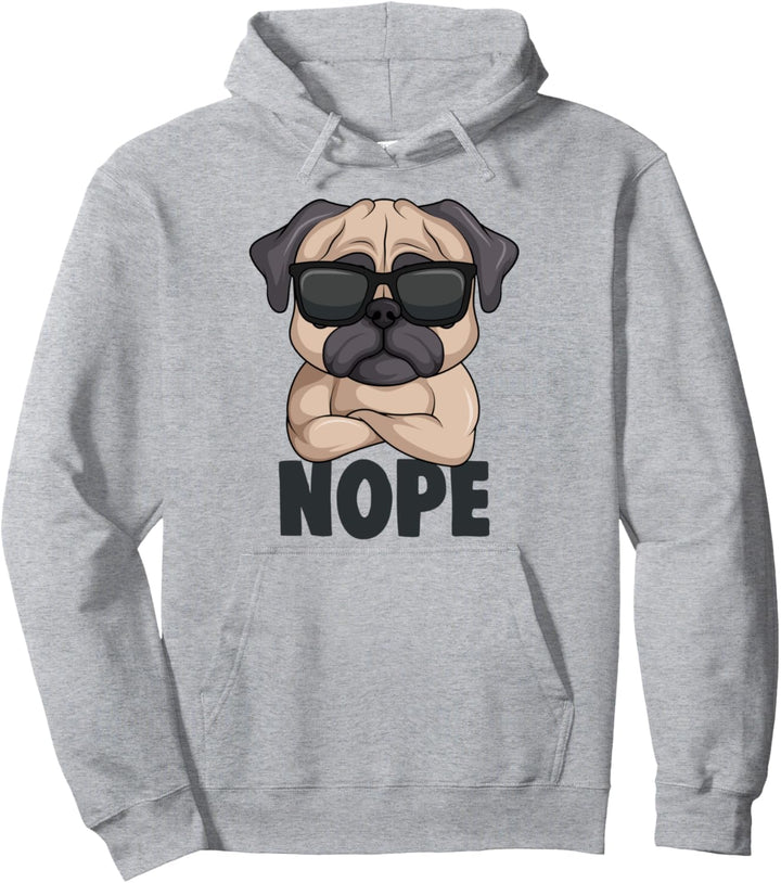 Mops Hunde Hundehalter Frauchen Kinder Pullover Hoodie