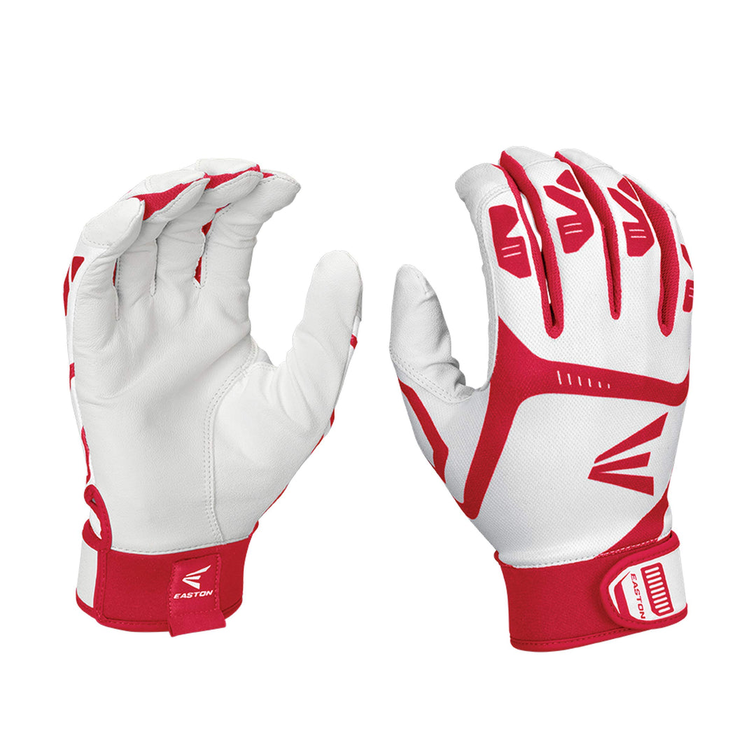 Easton Gametime Schlaghandschuhe | Baseball/Softball | Erwachsene XL rot, XL rot
