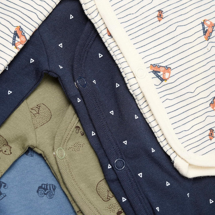 Unisex Baby Body Wrap Ao-printed (4-pack) Formender Body 56 Deep Lichen Green, 56 Deep Lichen Green