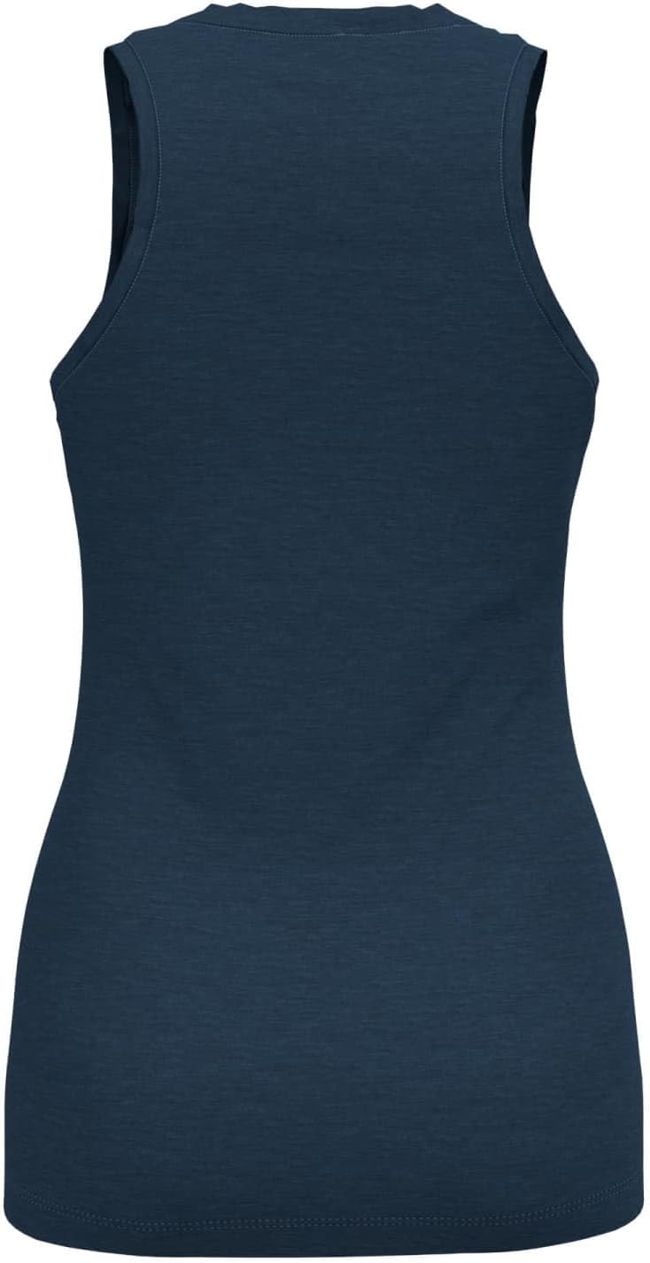 Odlo Damen Merino Performance 130 Gramm_111261 Funktionsunterwäsche Tanktop XL Blue Wing Teal Melang