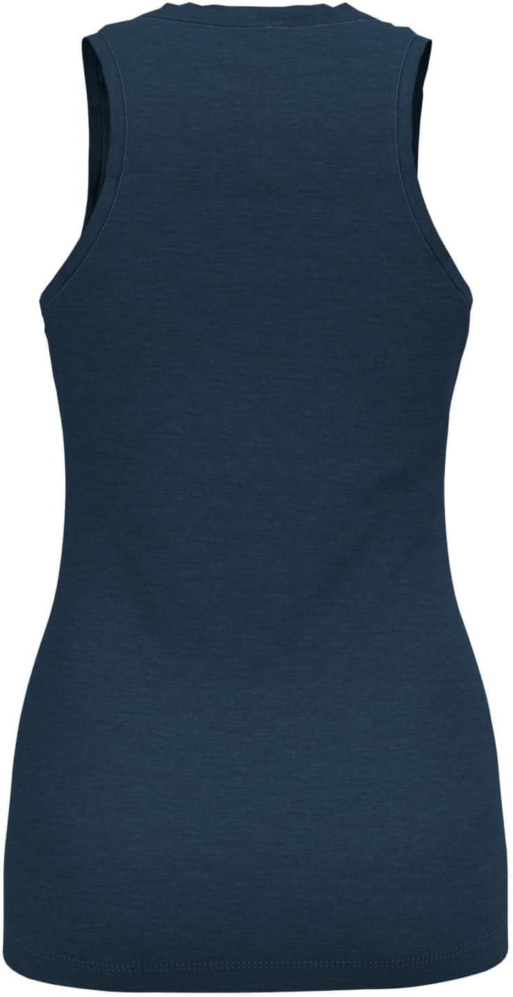 Odlo Damen Merino Performance 130 Gramm_111261 Funktionsunterwäsche Tanktop XL Blue Wing Teal Melang