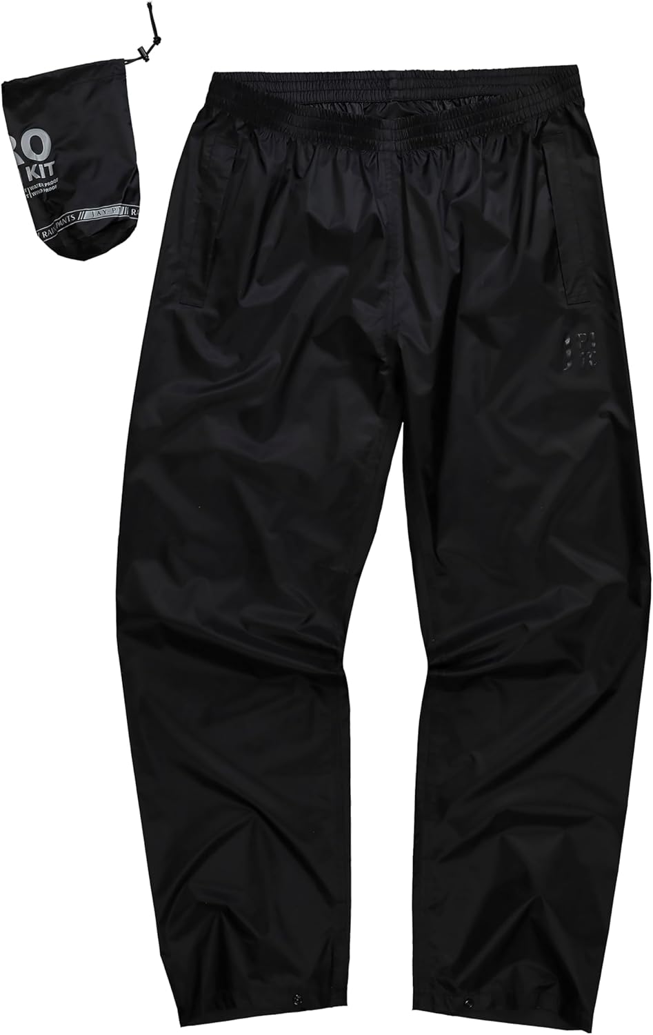 JP 1880 Regenhose, Outdoor, super leicht, wasserdicht 811567 4XL Schwarz, 4XL Schwarz