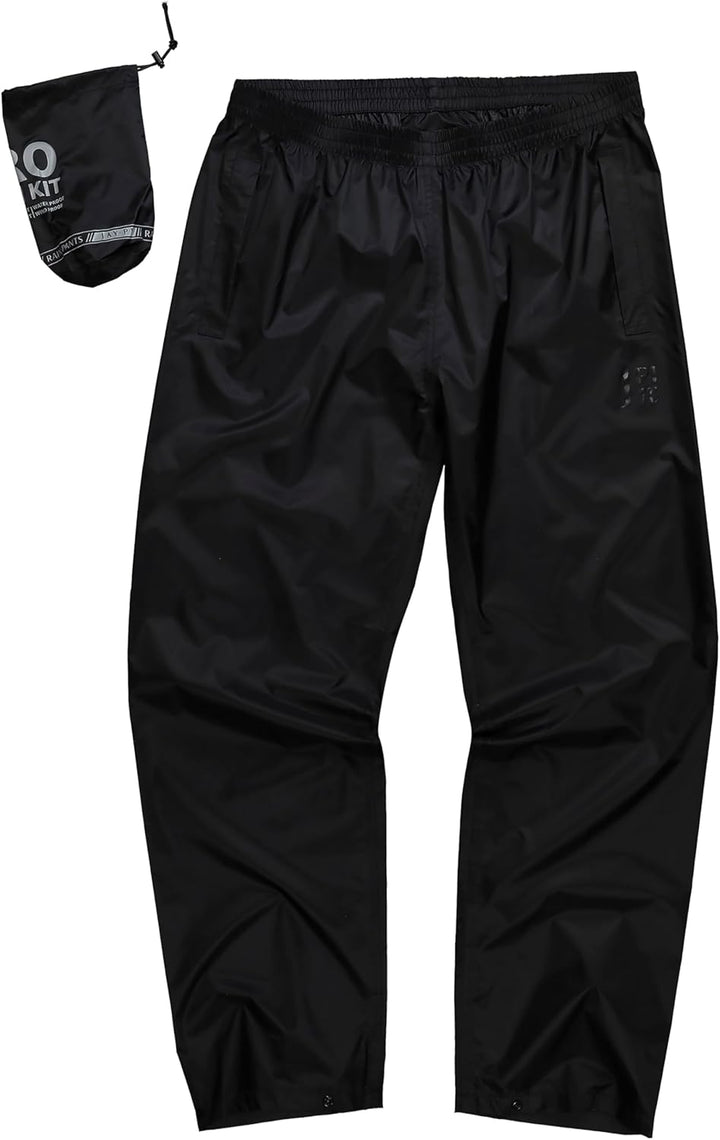 JP 1880 Regenhose, Outdoor, super leicht, wasserdicht 811567 4XL Schwarz, 4XL Schwarz