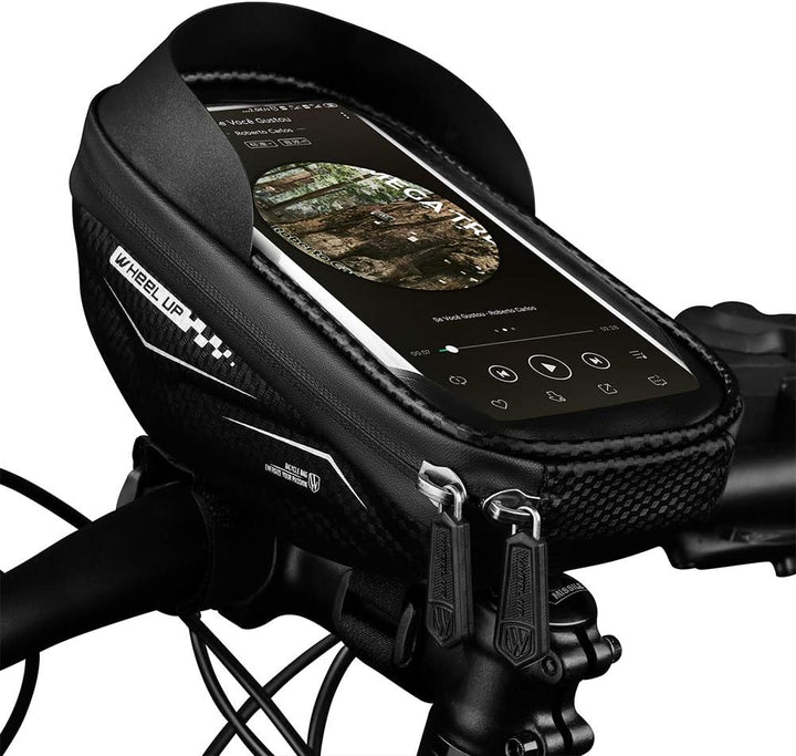 ,a Wheel Up MTB Fahrradtasche Touchscreen Radfahren Wasserdicht Front Tube Phone Case