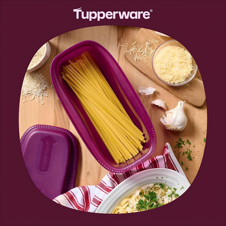 Tupperware Mikrowelle Pasta-Meister 1,9 L Lila Nudelkocher I57