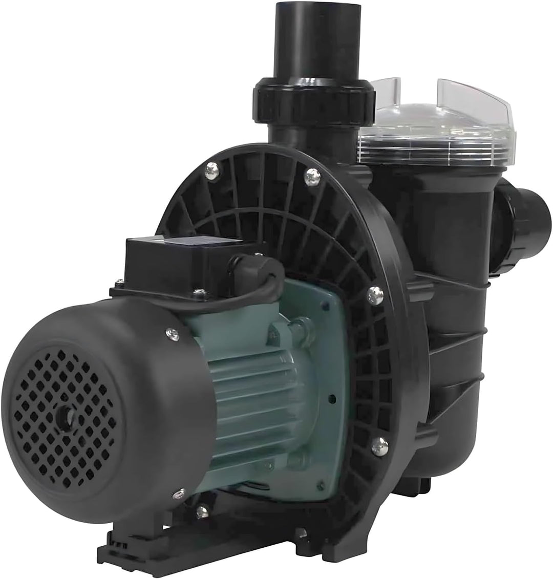 Mega Schwimmbadpumpe 50mm / 1,5" Metrisch/Imperial Lösungsfassung, 1,5A 230VAC SS020 mit FI-Stecker