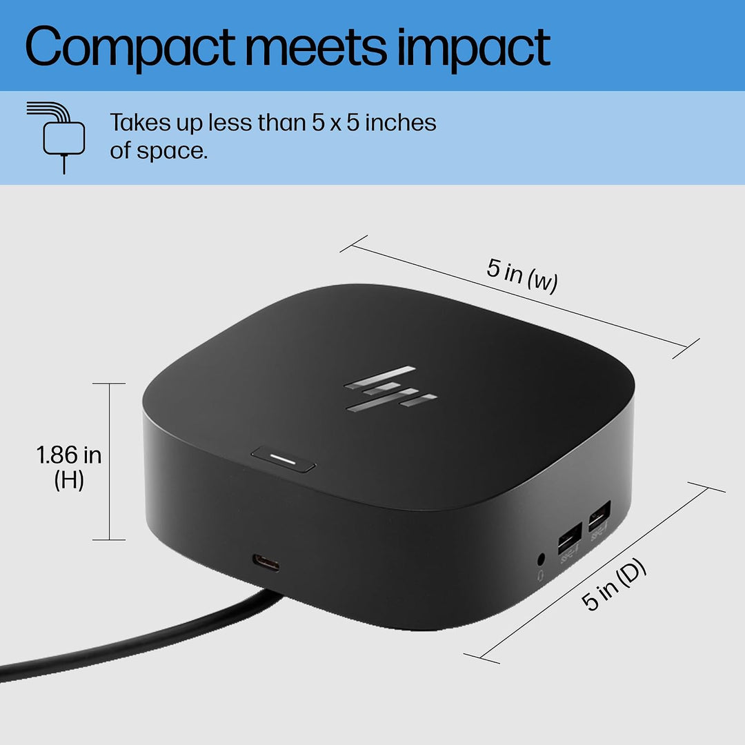 HP USB-C Dock G5-8-in-1-Adapter für USB-C &amp; Thunderbolt-Enabled Laptop, PCs &amp; Notebooks – Einzelkabe